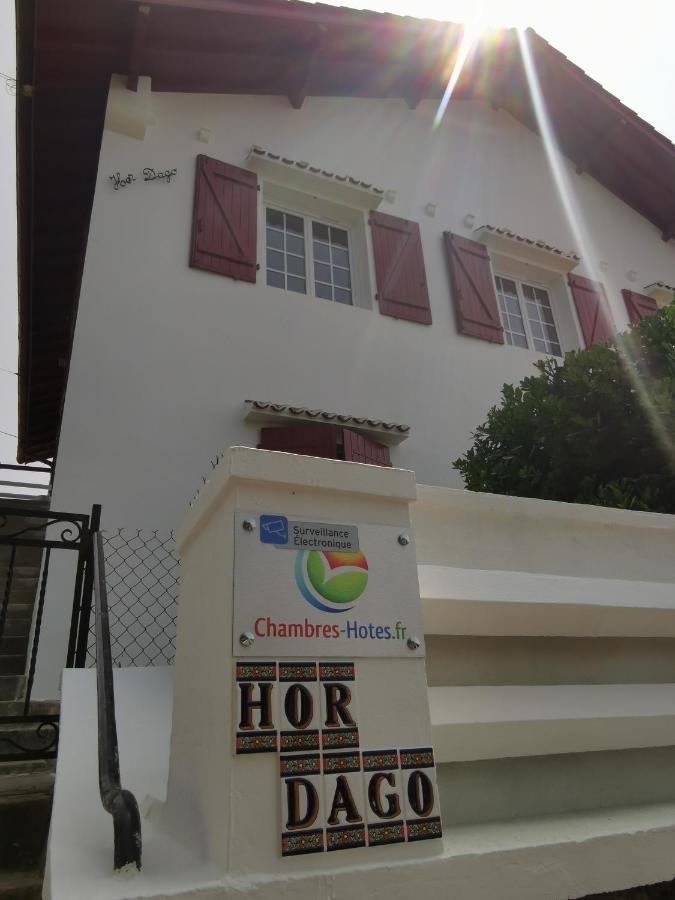 Chambres D'Hotes "Hor Dago" Pres De La Gare D'Hendaye Avec Le Petit-Dejeuner Exterior foto